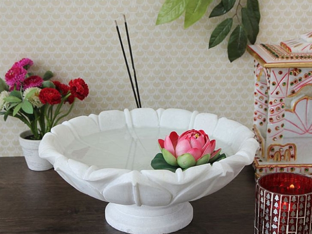 Marble Lotus Bowls in Udaipur Rajsamand
